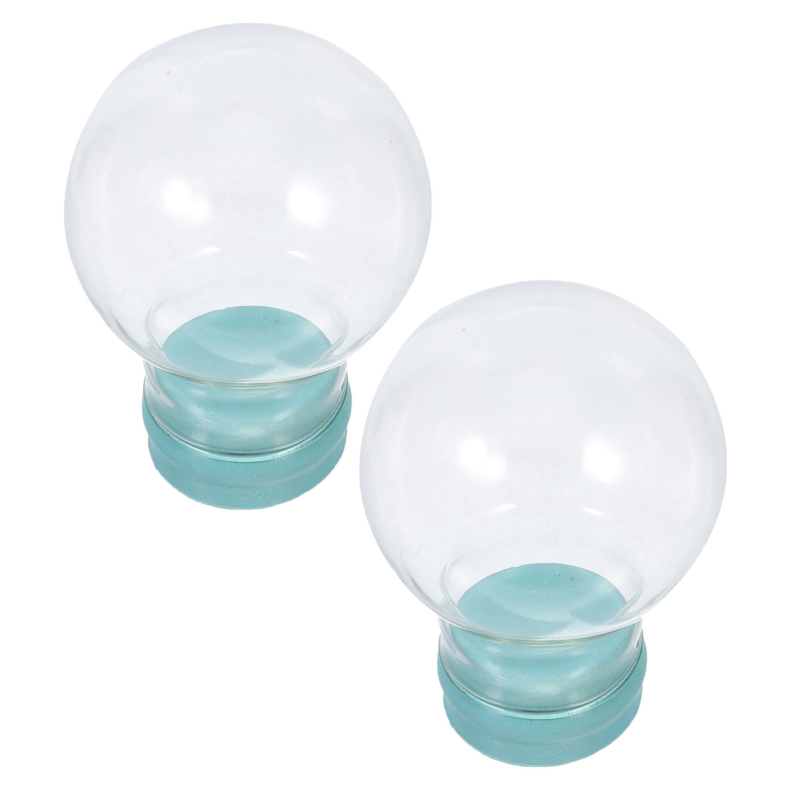2Pcs Clear Snow Globe Dome Gla - Plastic Dome Clear 评论和价格