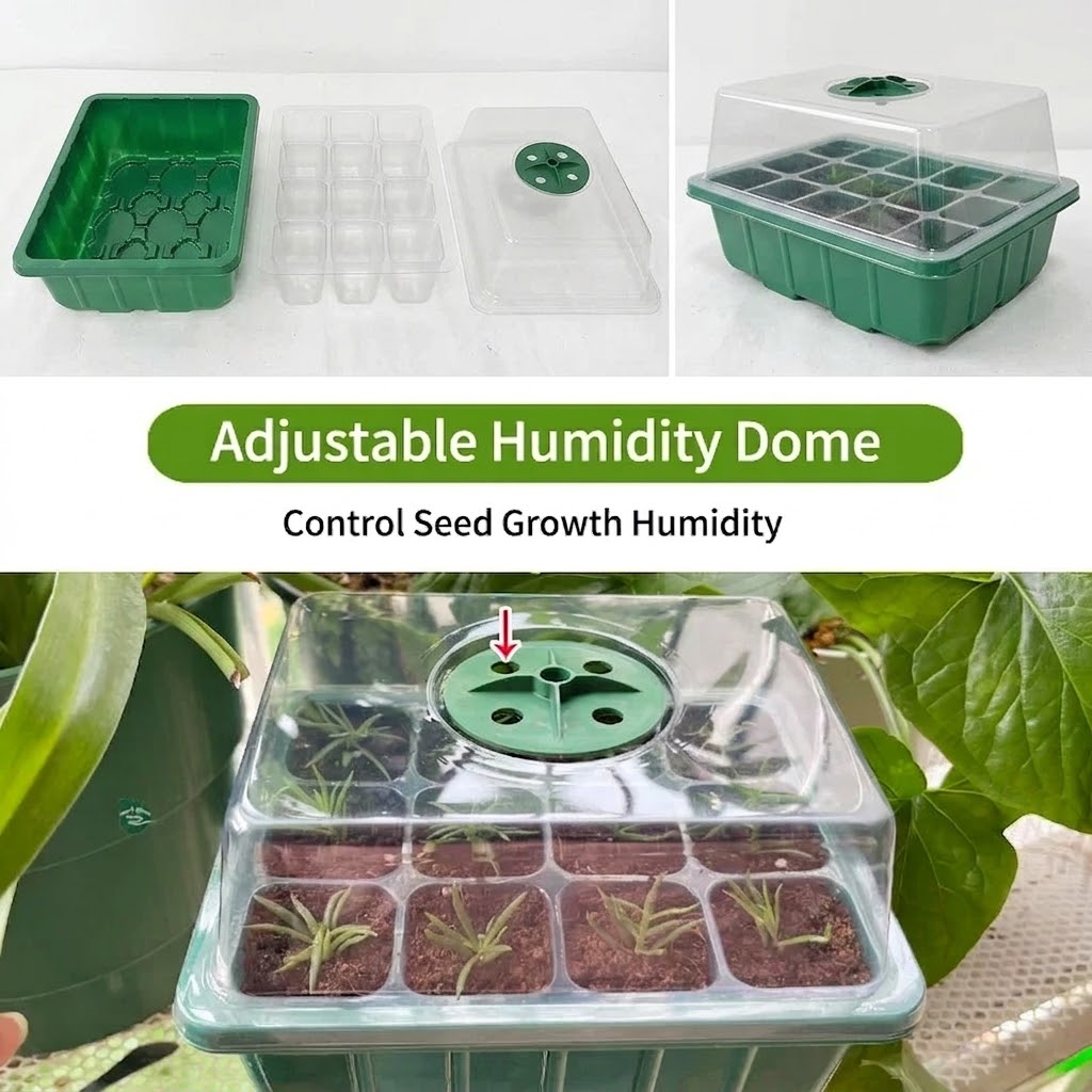 Seed Starter Tray with Plant L - Humidity Dome Kit 评论和价格