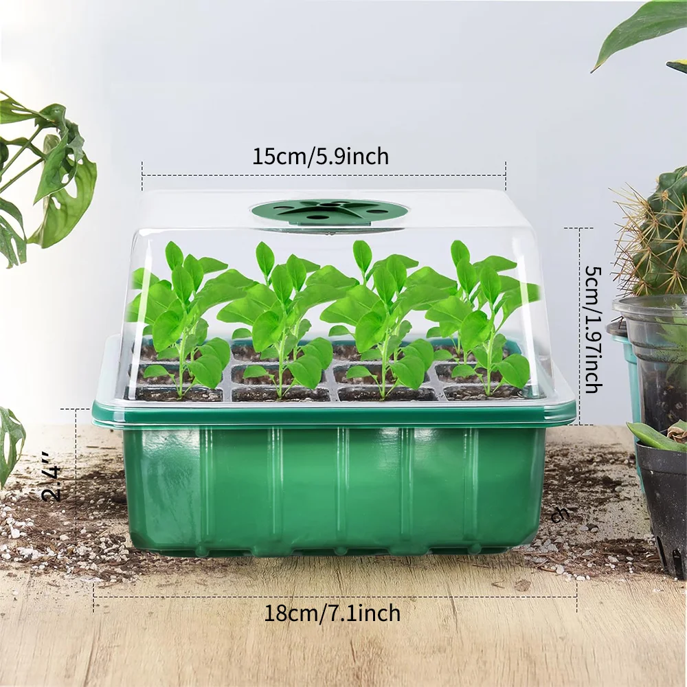 Seed Starter Tray with Plant L - Humidity Dome Kit 评论和价格