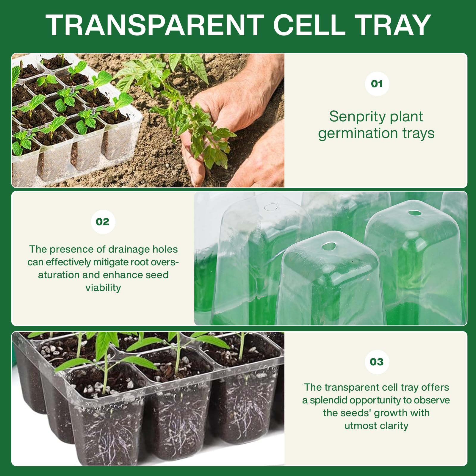 Seed Starter Tray with Plant L - Humidity Dome Kit 评论和价格