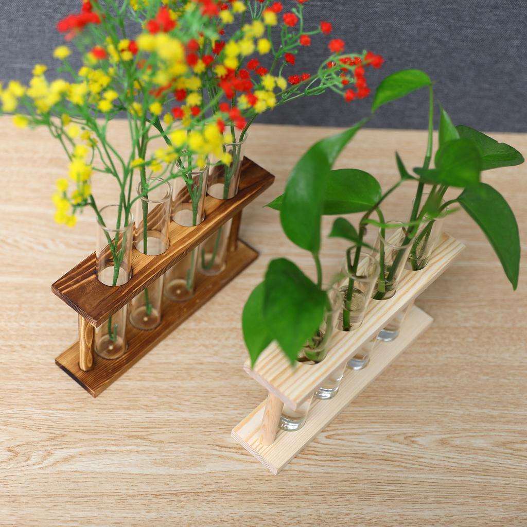 Test Tube Rack Glass Flower Va - Propagation Station Vase 评论和价格
