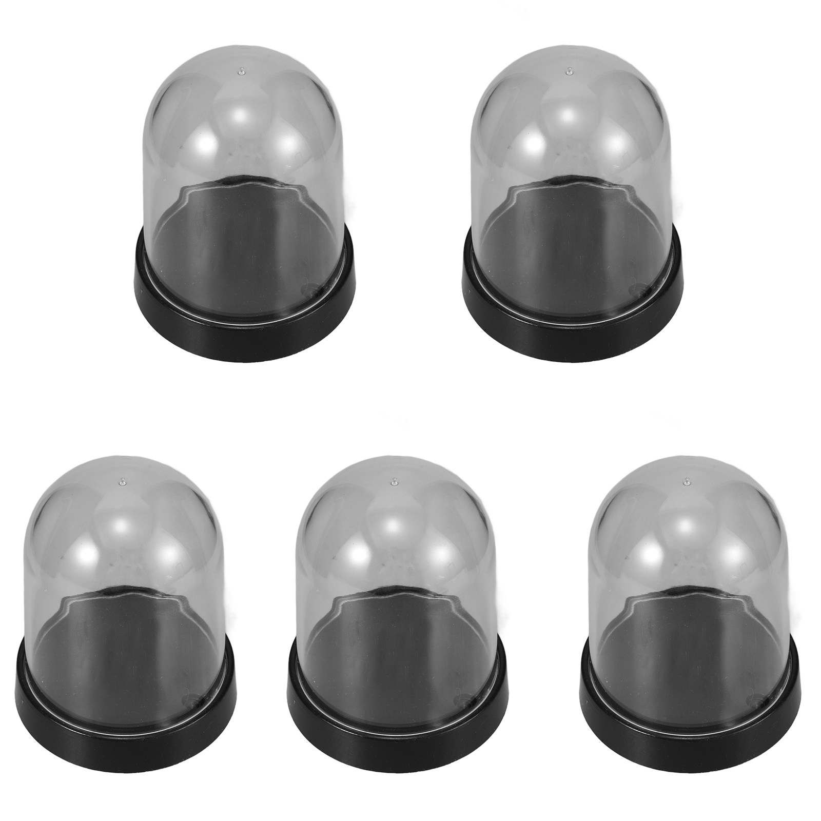 5Sets Clear Plastic Cloche Dom - Plastic Dome Clear 评论和价格