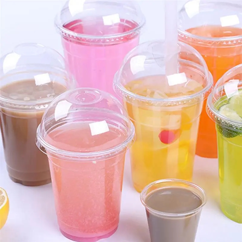 50Pcs 360ml/380ml/500ml Dispos - Plastic Dome Clear 评论和价格