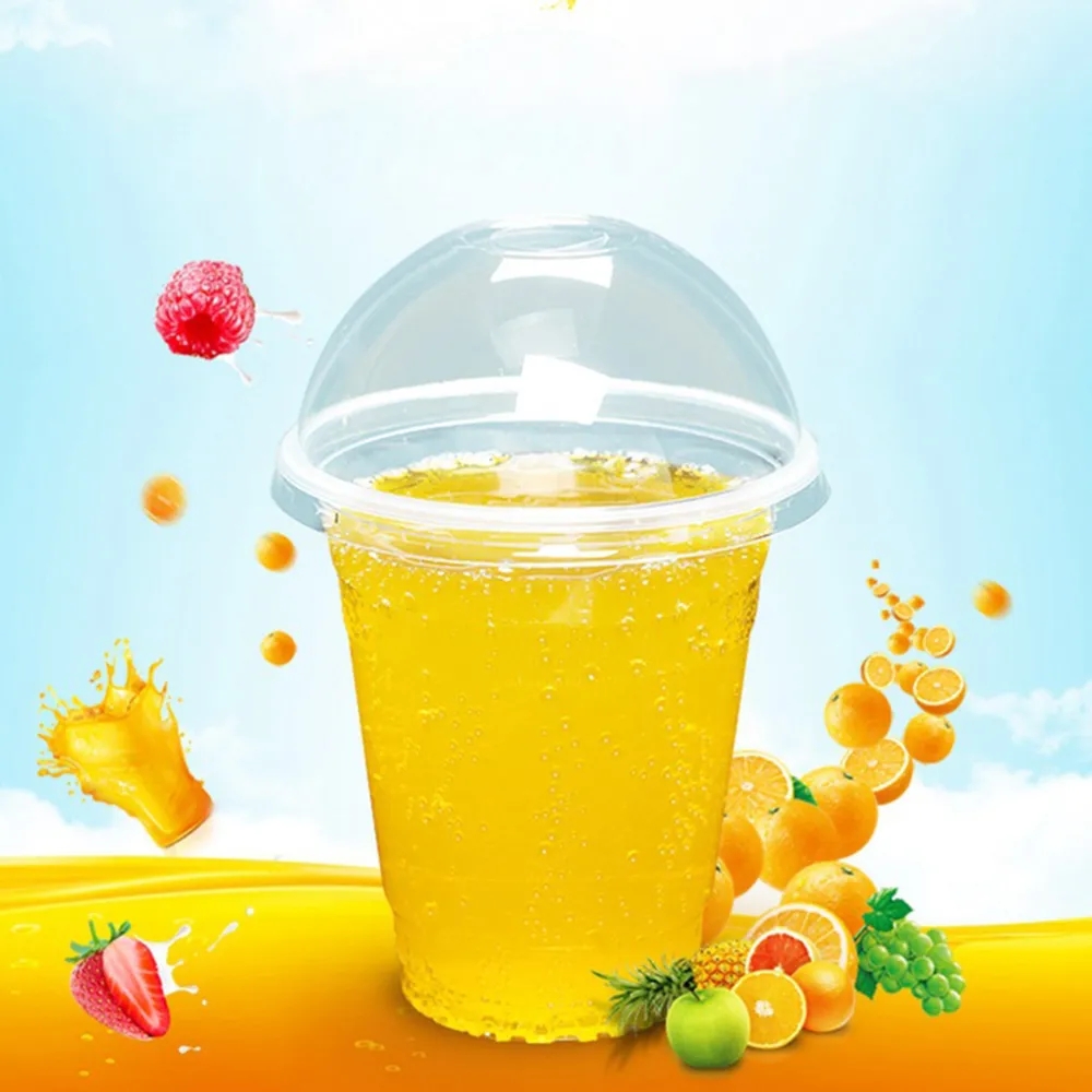 50Pcs 360ml/380ml/500ml Dispos - Plastic Dome Clear 评论和价格