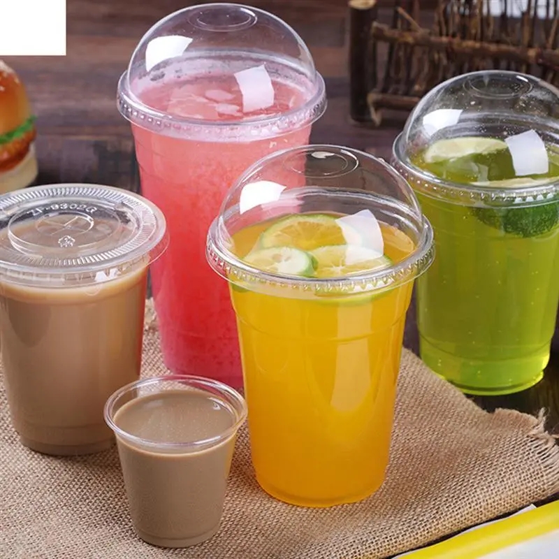 50Pcs 360ml/380ml/500ml Dispos - Plastic Dome Clear 评论和价格