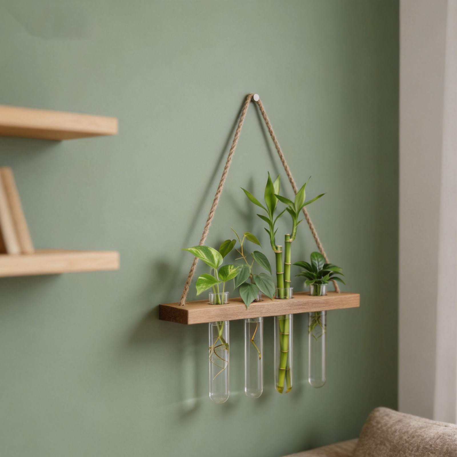Wood Stand Plant Propagation S - Propagation Station Vase 评论和价格
