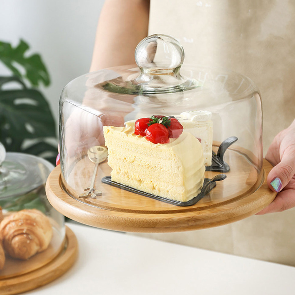 18Cm Clear Glass Dessert Dome  - Plastic Dome Clear 评论和价格