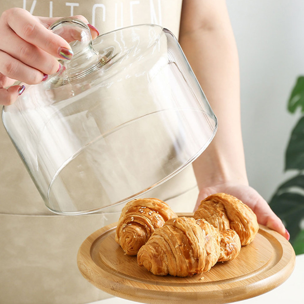18Cm Clear Glass Dessert Dome  - Plastic Dome Clear 评论和价格